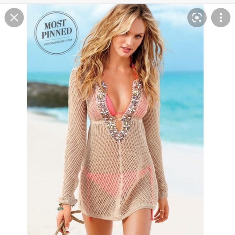 Victoria secret crochet cover up